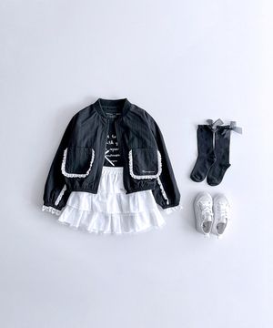 프롬 윈드브레이커+애니 프릴 스커트 SET