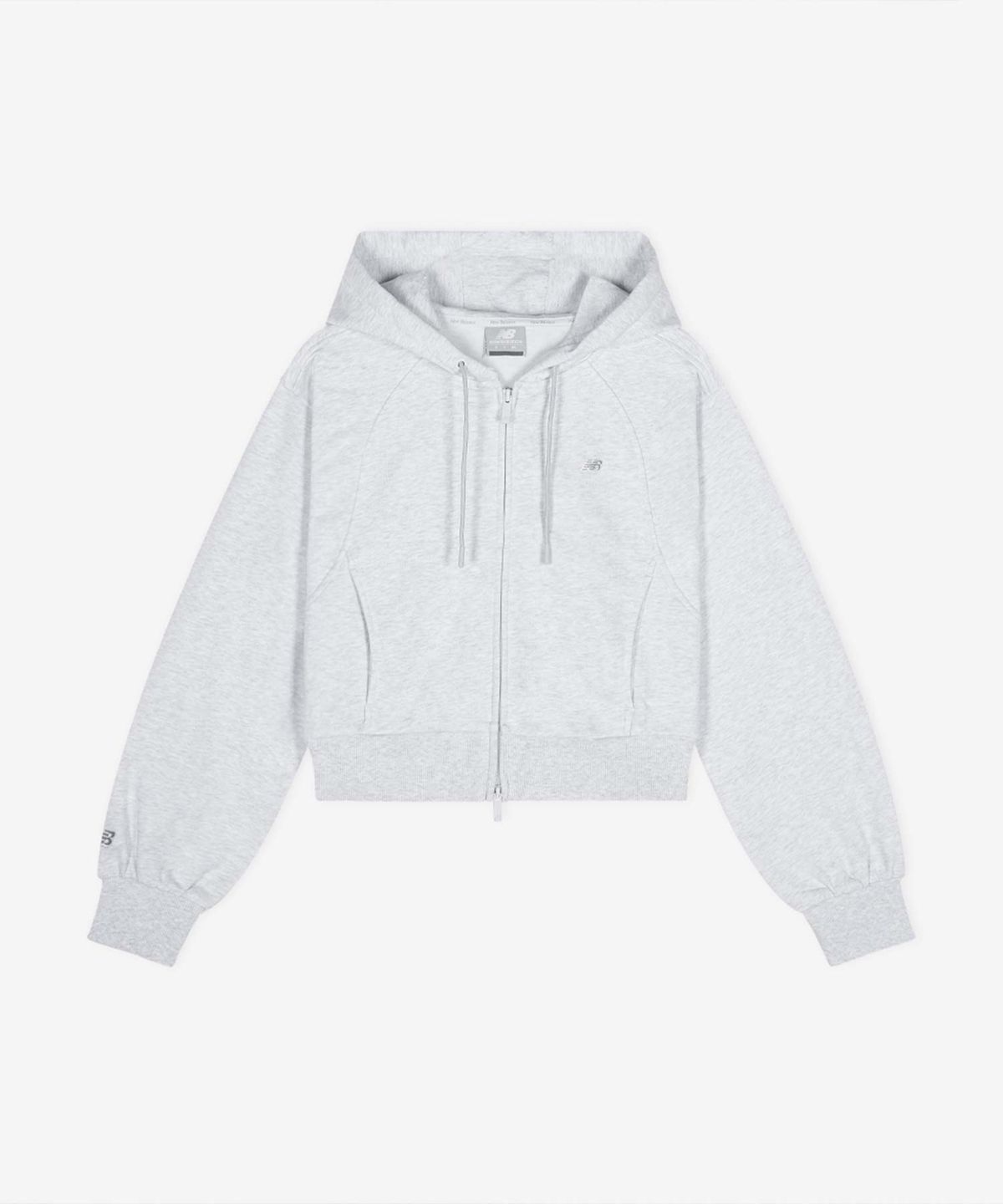 뉴발란스(NEW BALANCE) NBMDG1W212 / WOMEN 에센셜 후드집업 (LIGHT GRAY)
