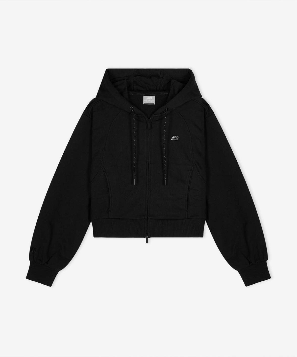 뉴발란스(NEW BALANCE) NBMDG1W212 / WOMEN 에센셜 후드집업 (BLACK)