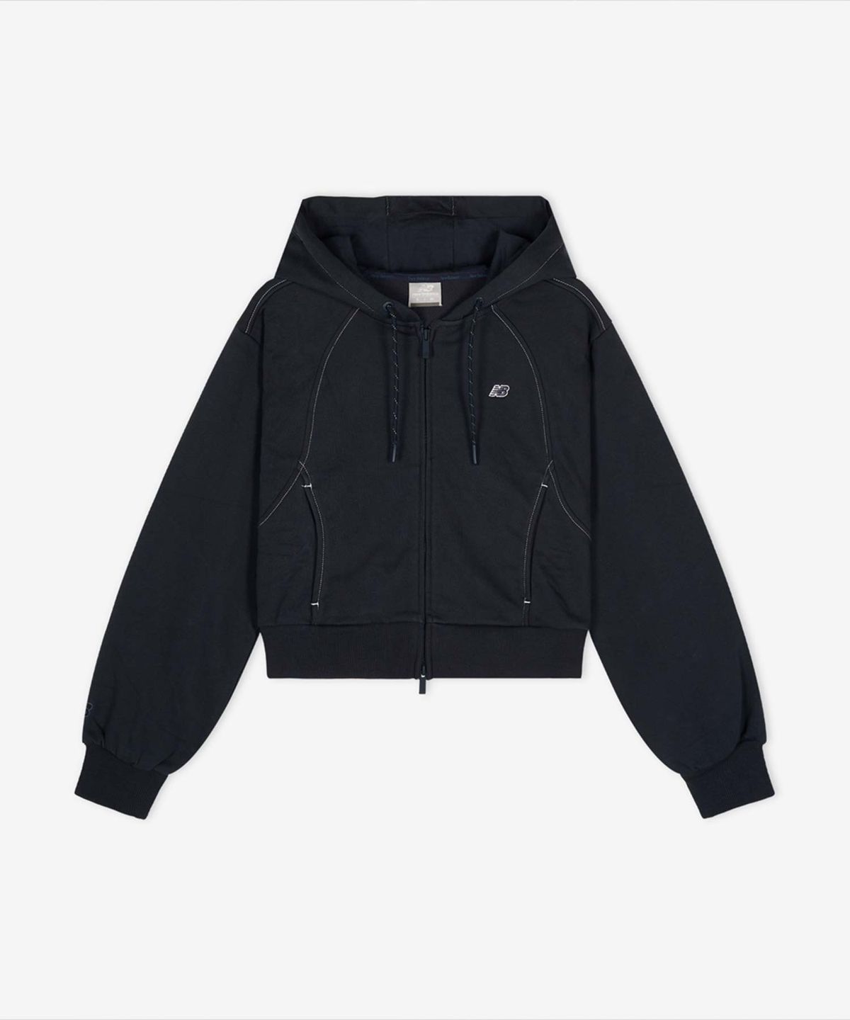 뉴발란스(NEW BALANCE) NBMDG1W212 / WOMEN 에센셜 후드집업 (DARK NAVY)