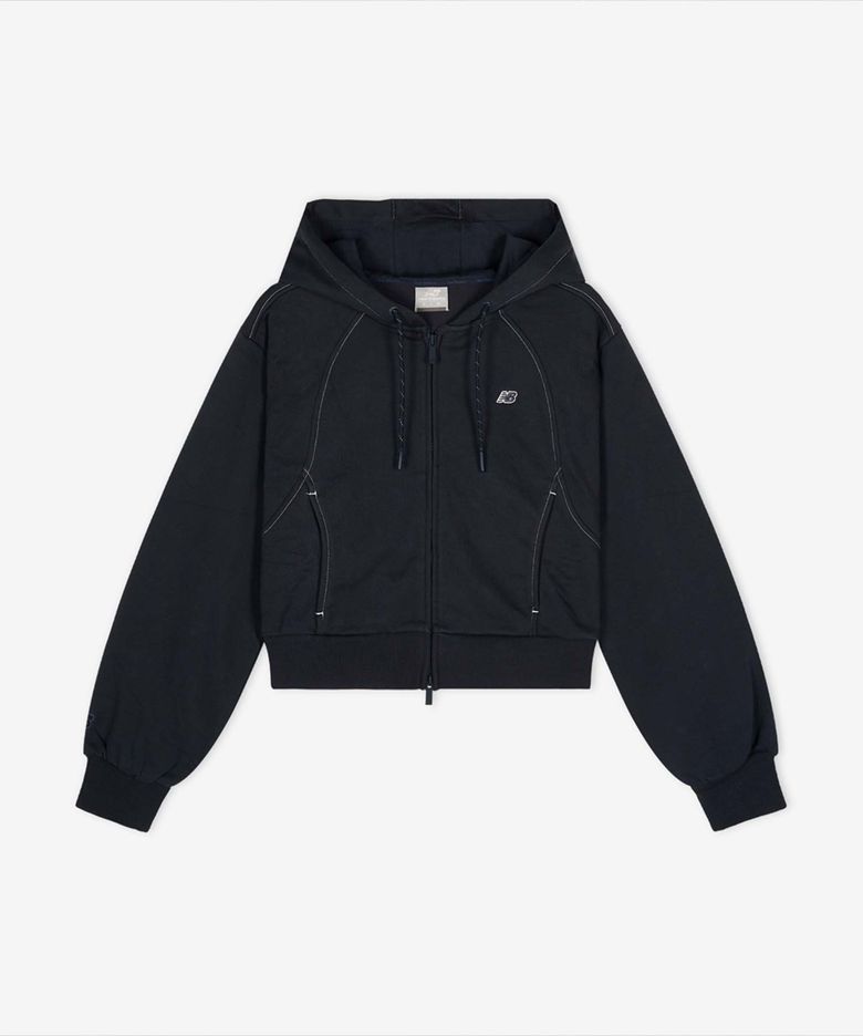NBMDG1W212 / WOMEN 에센셜 후드집업 (DARK NAVY)