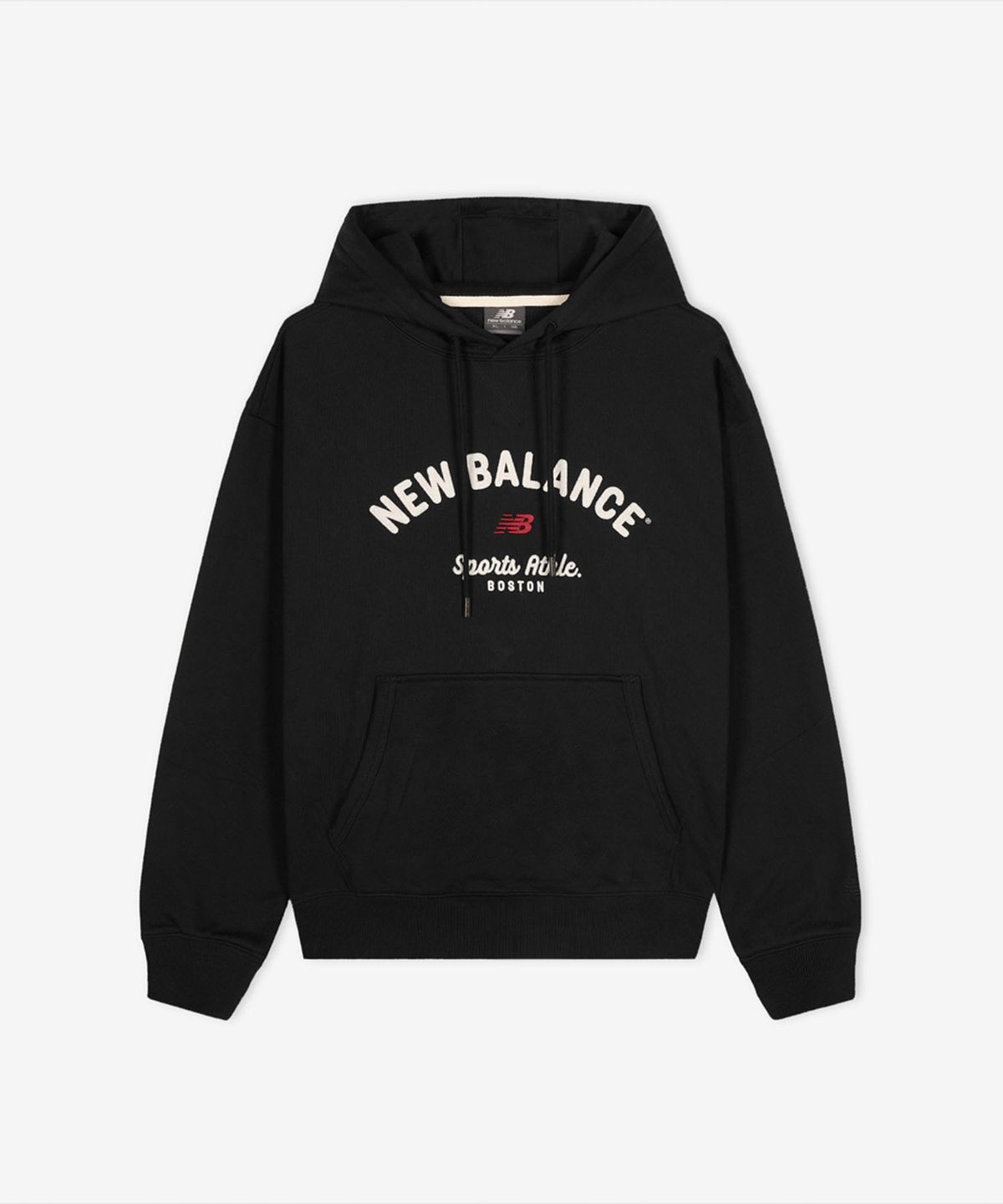 뉴발란스(NEW BALANCE) NBN0G11213 / UNI NEW GREY 그래픽 후드티 (BLACK)