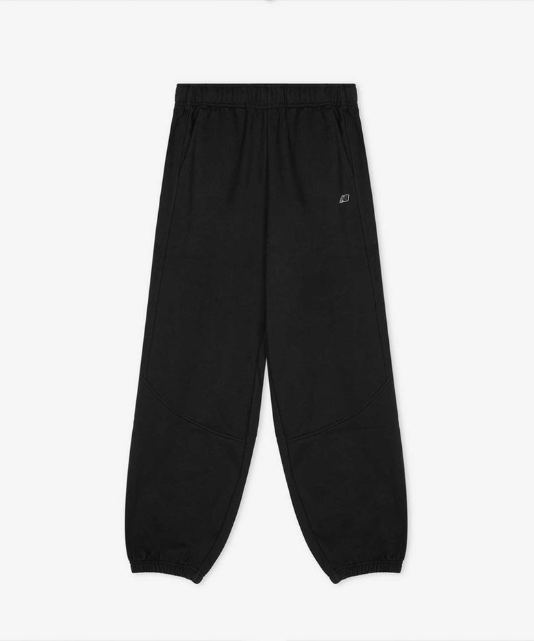 NBMLG1W212 / WOMEN 에센셜 와이드 조거 팬츠 (BLACK)