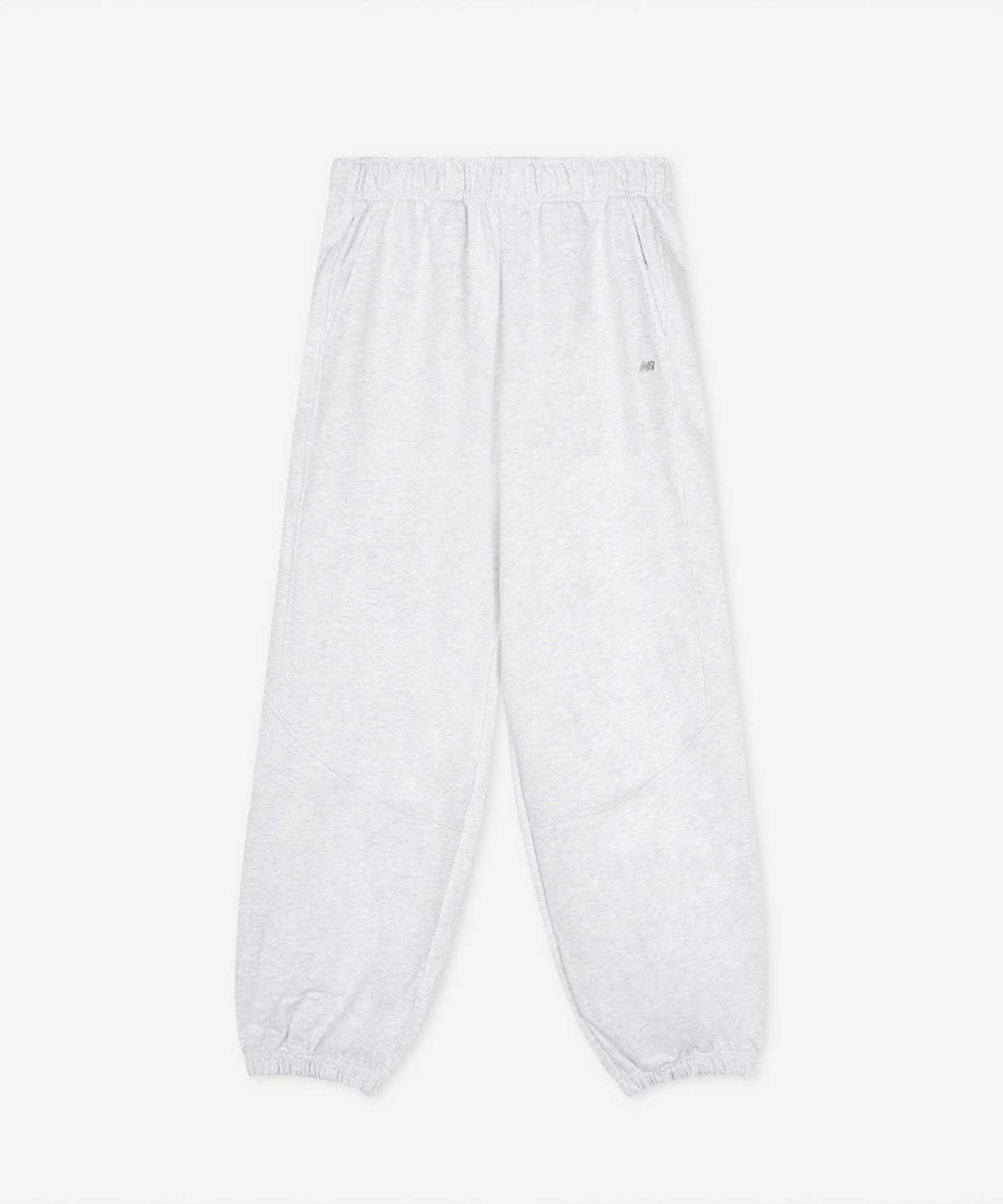 뉴발란스(NEW BALANCE) NBMLG1W212 / WOMEN 에센셜 와이드 조거 팬츠 (LIGHT GRAY)