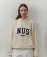 Nus 로고 후드티 (아이보리)