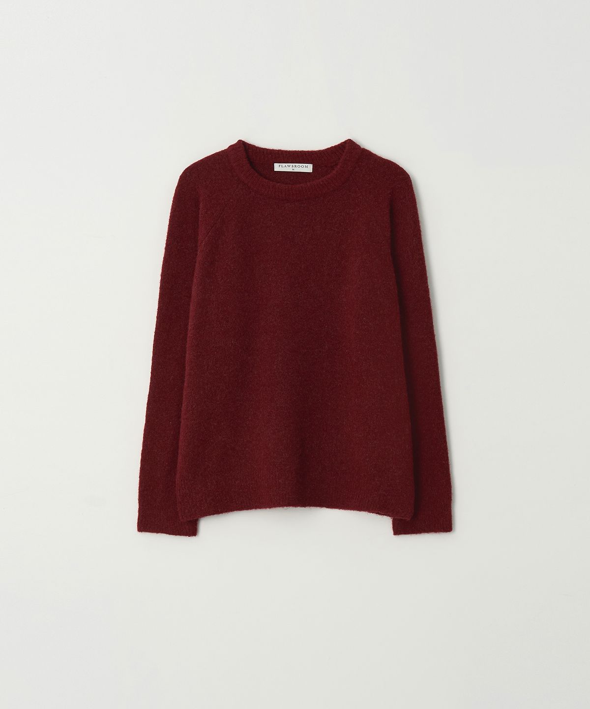 플로즈룸(FLAWSROOM) Soft Hairly Knit BURGUNDY