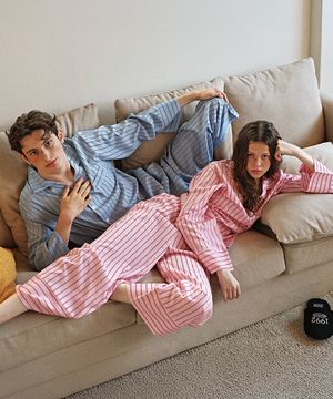 (uni) 스탠다드 뉴욕 긴팔 파자마 3Color