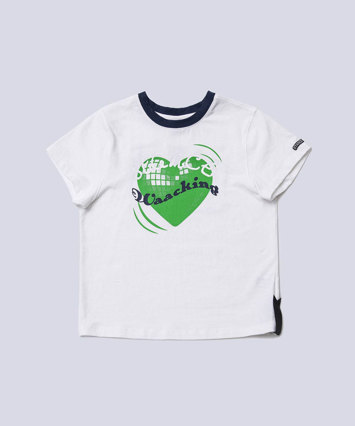 스텐스 서울(STANCE SEOUL) WAACKXXXY HEART MIRRORBALL TOP (OFF WHITE)