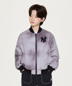 스트릿 빈티지  패딩 점퍼 NY (D.Grey)