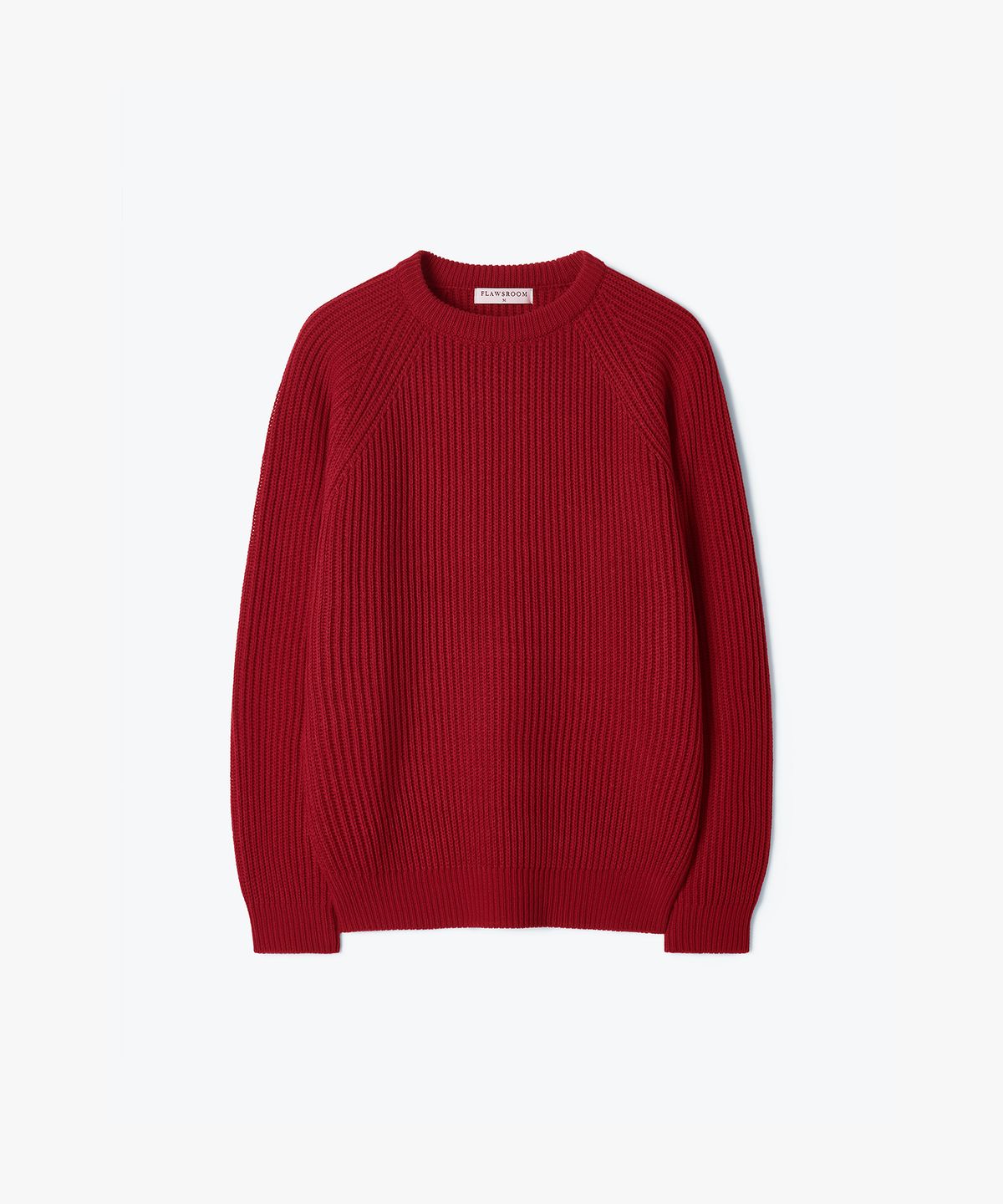 플로즈룸(FLAWSROOM) Essential Crop Reglan Knit  RED