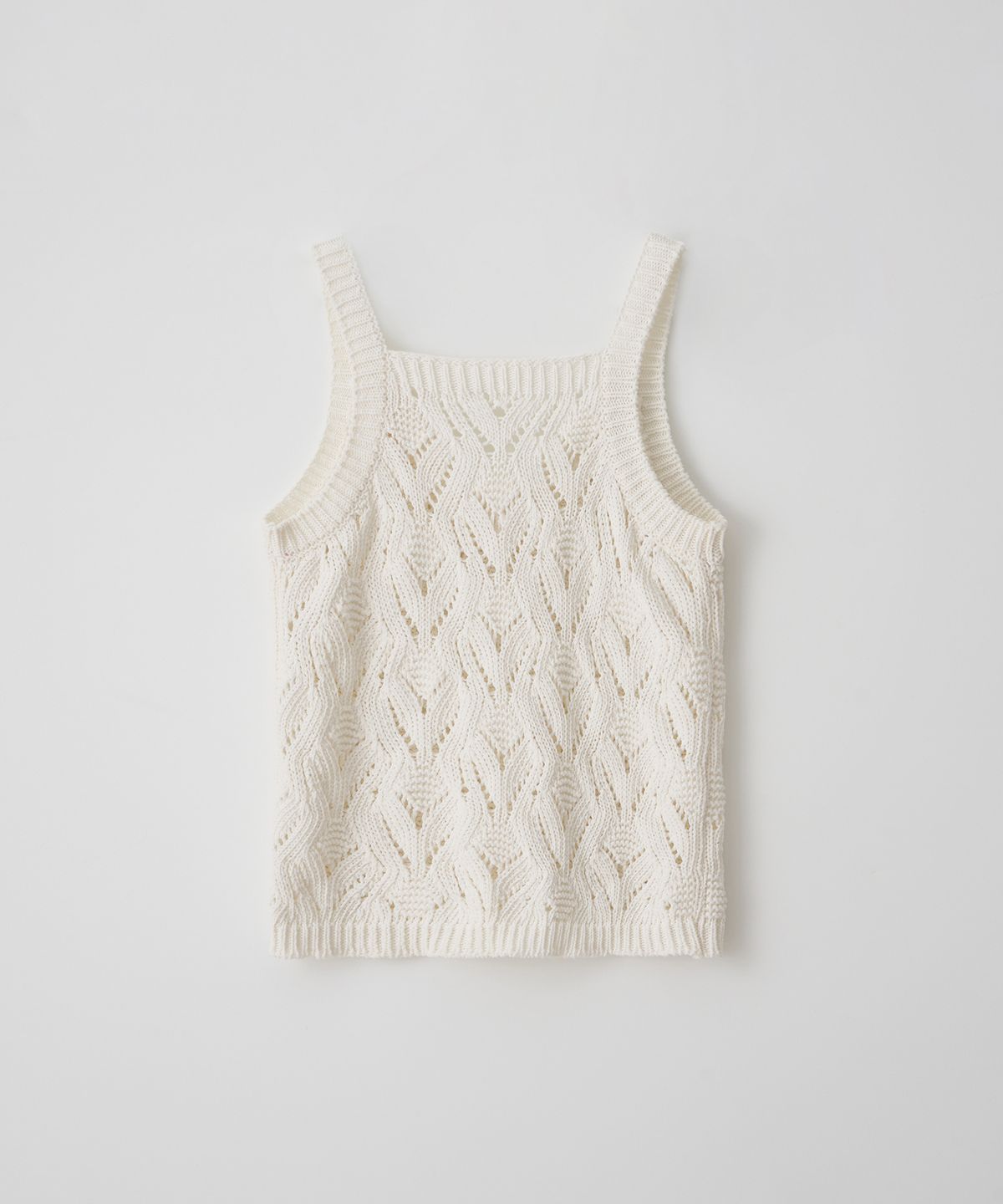 더라이(THERYE) Crochet Sleeveless Knit(Ivory)