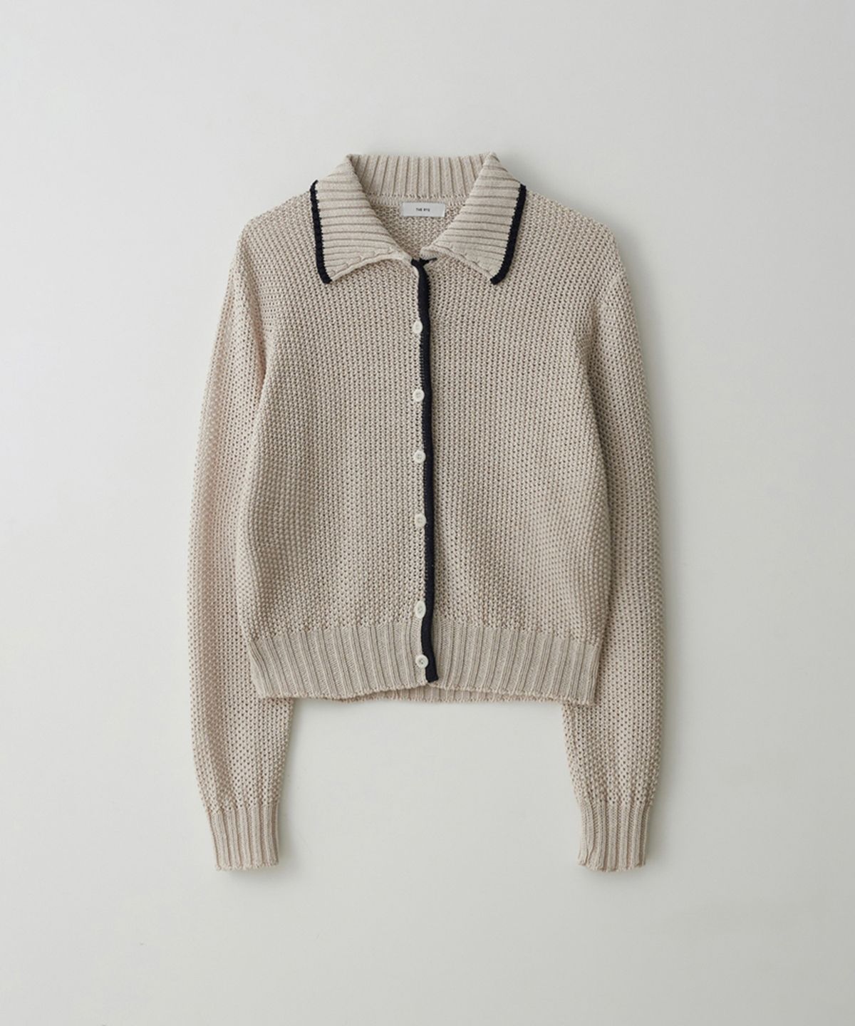더라이(THERYE) Weaving Paper Cardigan(Beige)