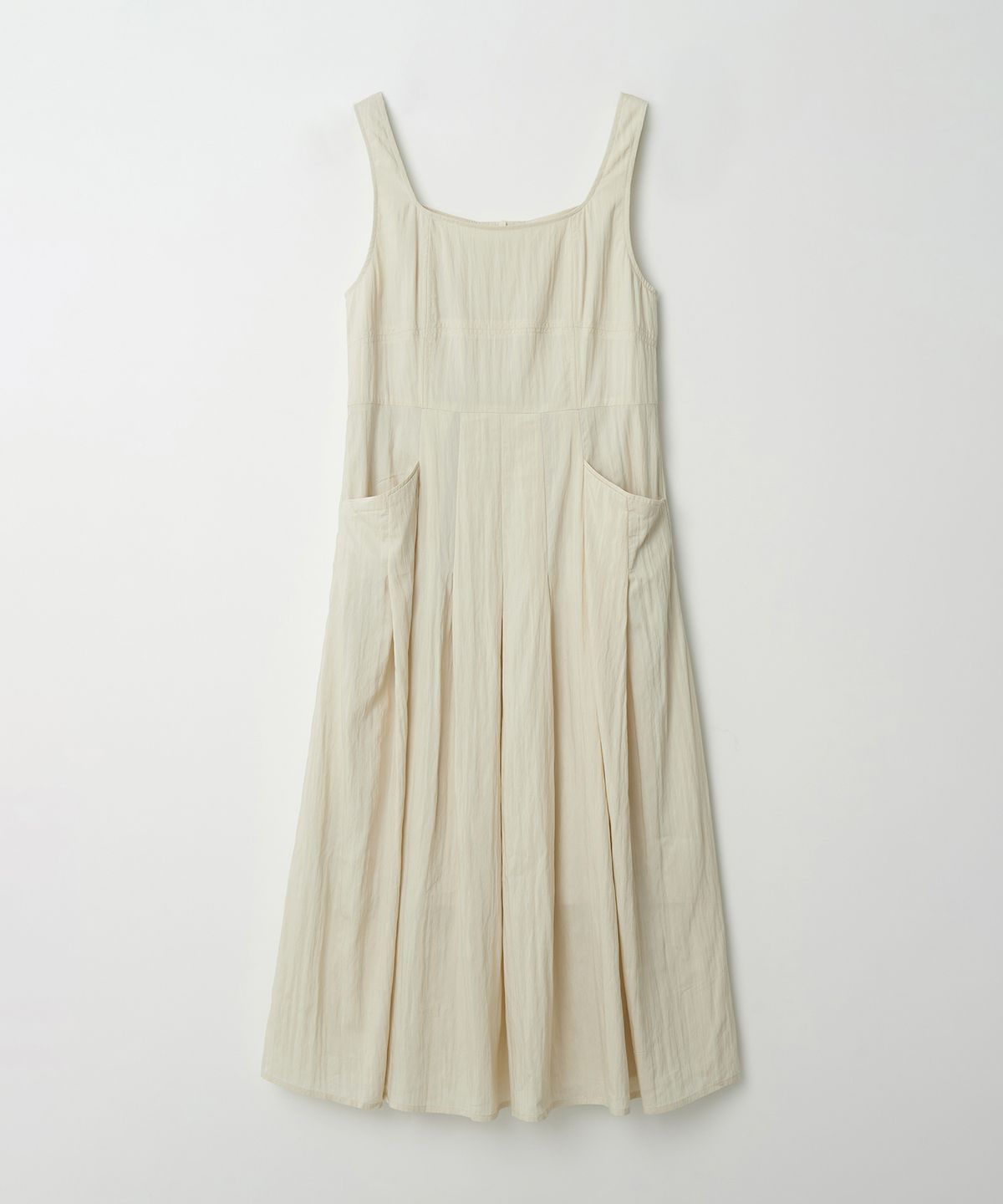 더라이(THERYE) Pocket Pleated Dress(Cream)