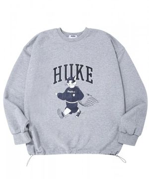 CAT 로고 그레이 맨투맨