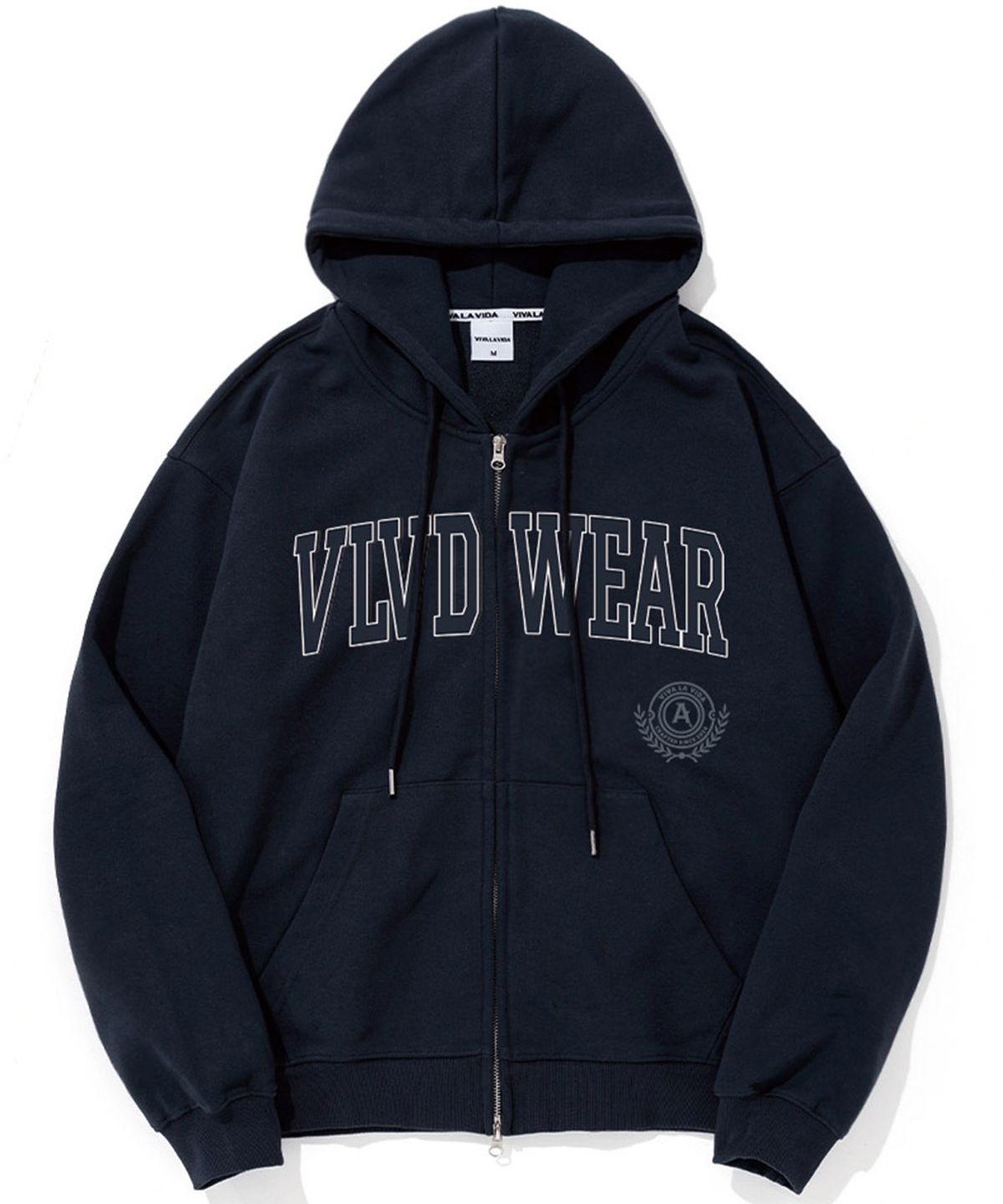 비바라비다(VIVA LA VIDA) [기모선택] Wearness 헤비테리 후드 집업 네이비