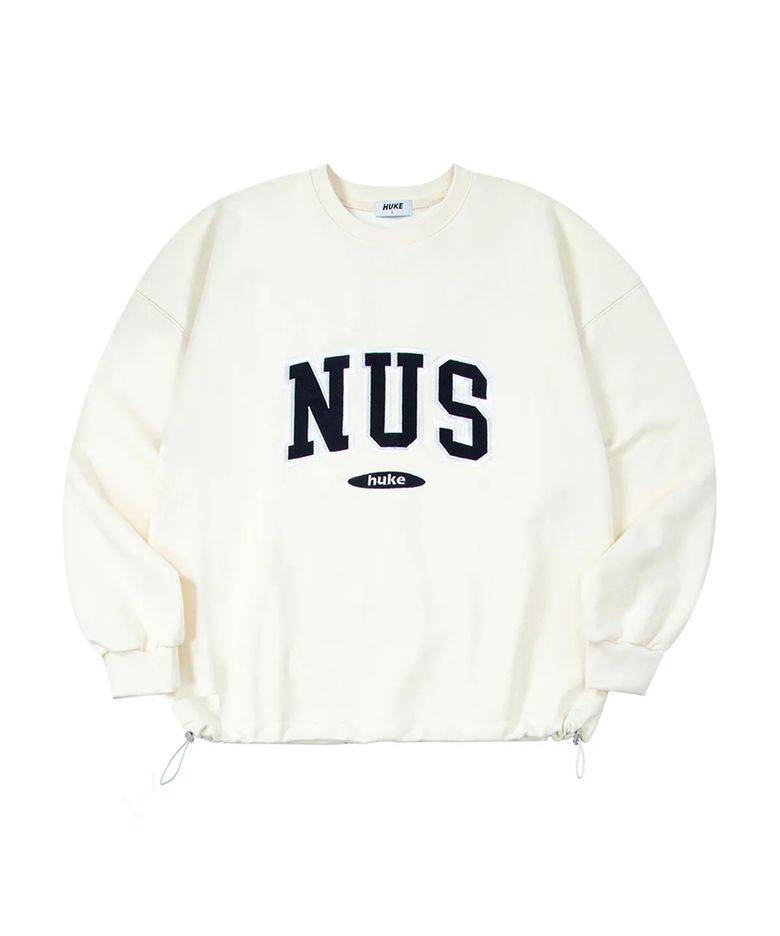 Nus 로고 맨투맨 (아이보리)