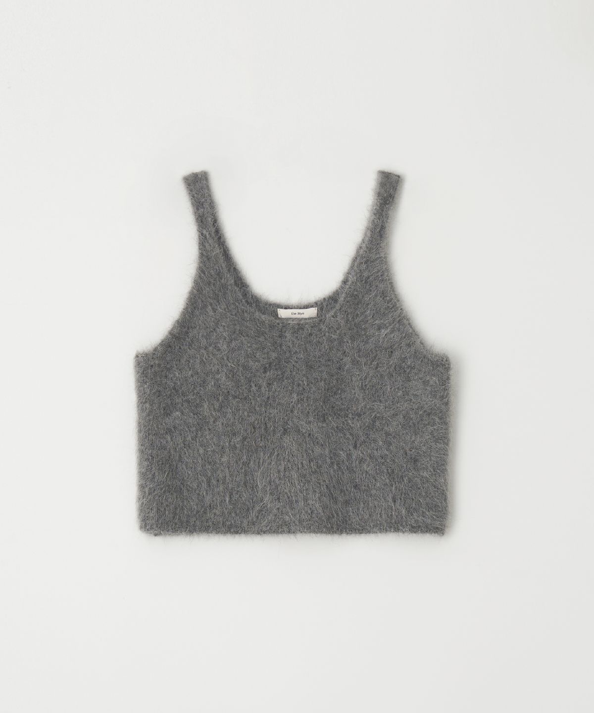 더라이(THERYE) Alpaca Bustier Knit(Gray)