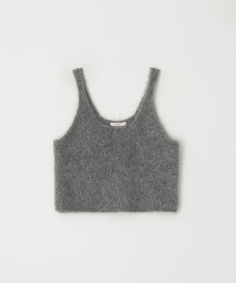 Alpaca Bustier Knit(Gray)