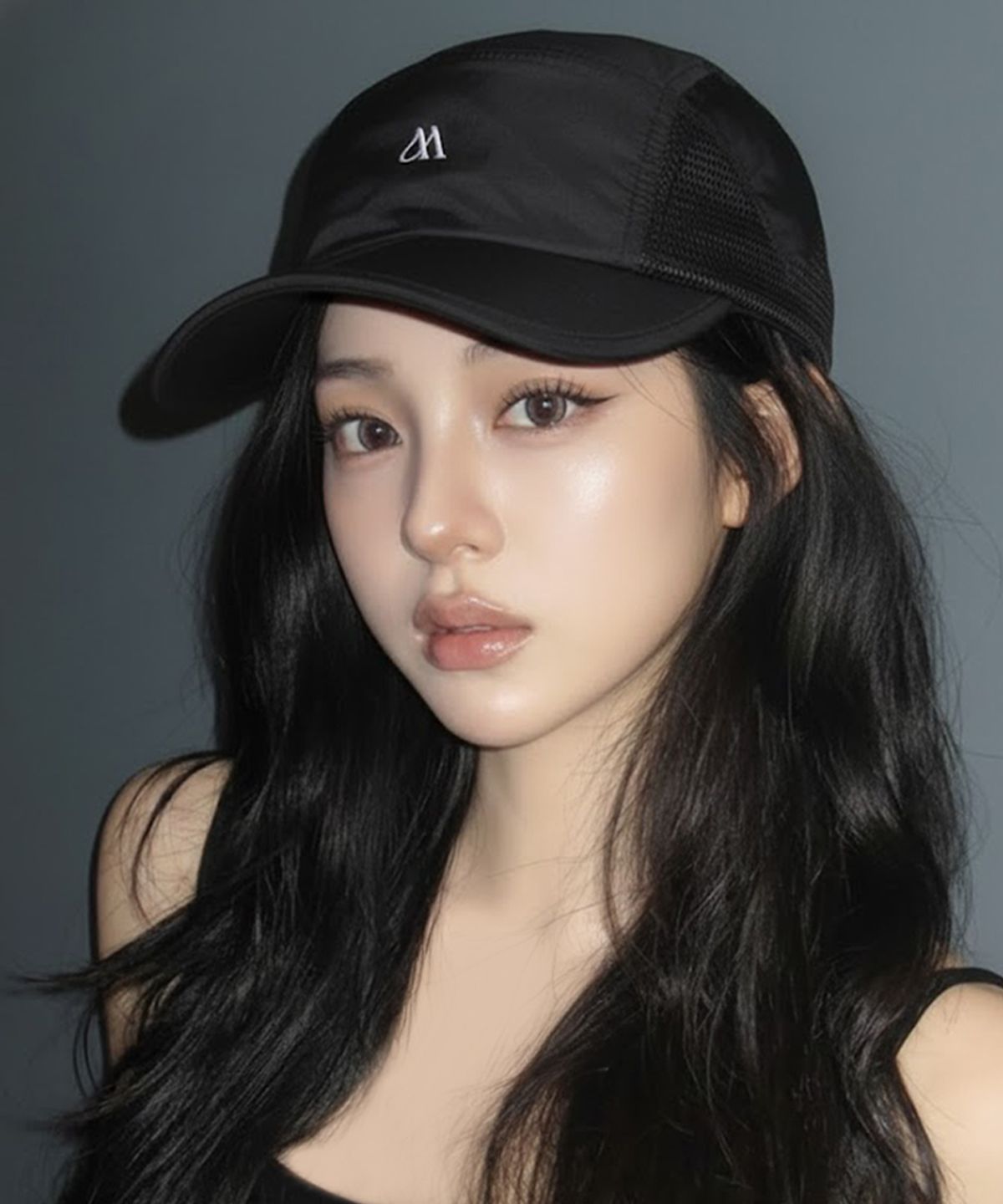 메르시밴드(MERCIBAND) KAVEN 선글라스 홀더 러닝 폴더 캡 블랙