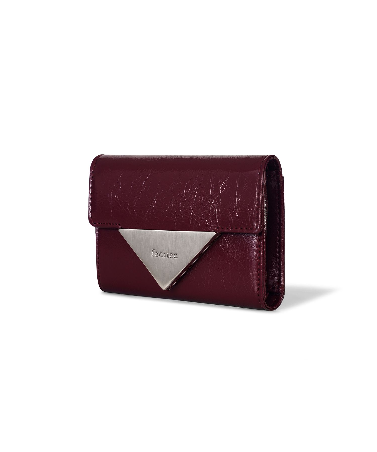 MUSINSA公式 | fennec TRIANGLE DOZI WALLET - DEEP CHERRY
