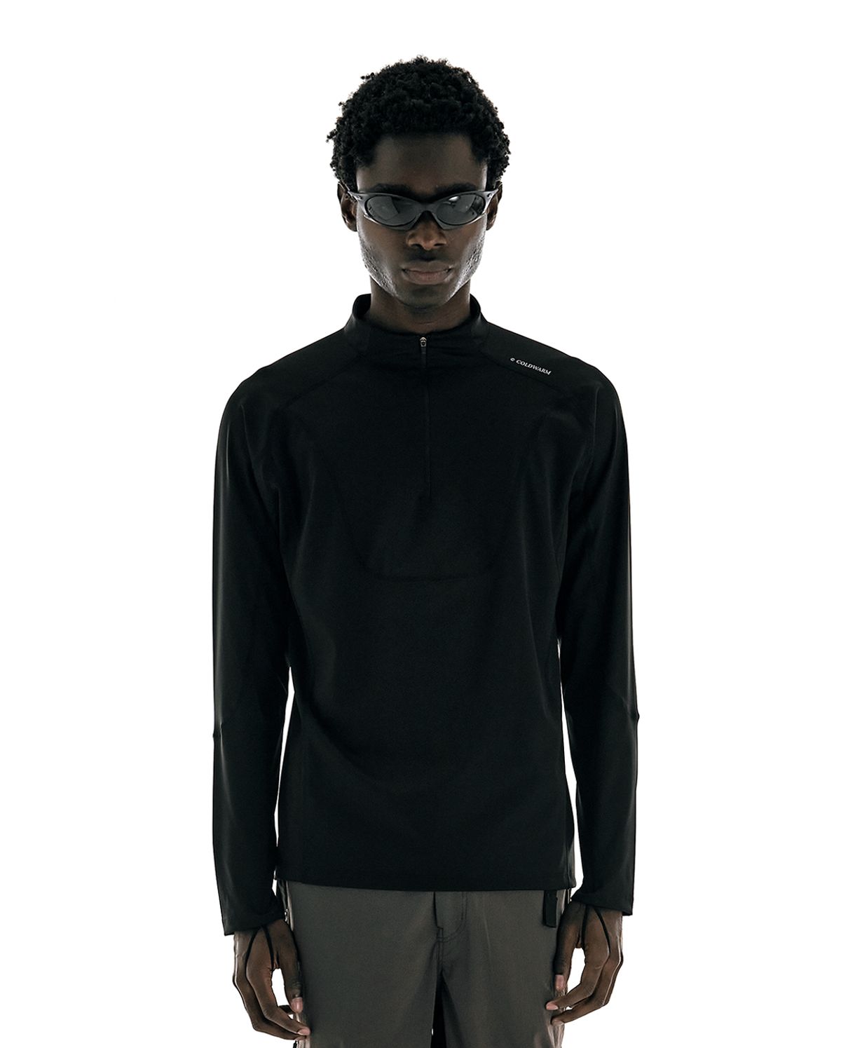 콜드웜(COLDWARM) Trail Half-Zip (Black)