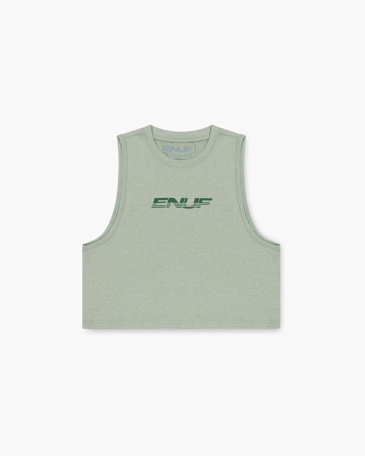 이너프(ENUF) ENUF RUN 포레스트 그린 민소매크롭