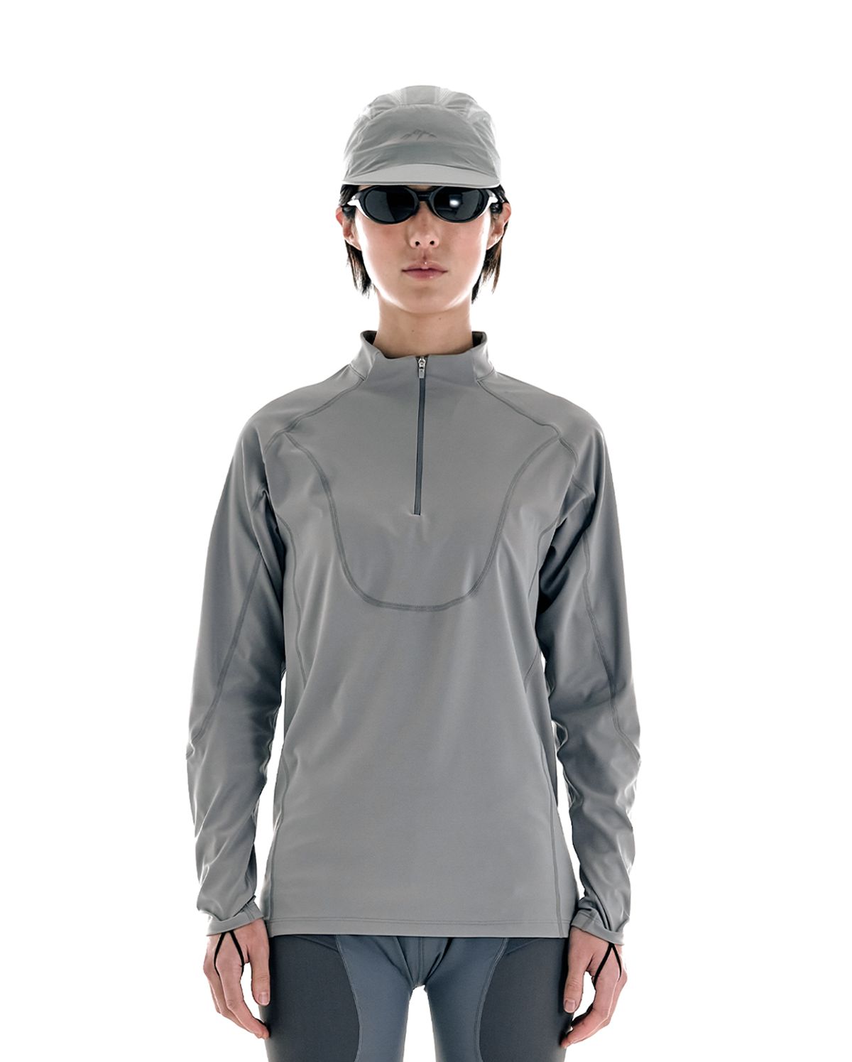 콜드웜(COLDWARM) Trail Half-Zip (Blue Grey) -Women-
