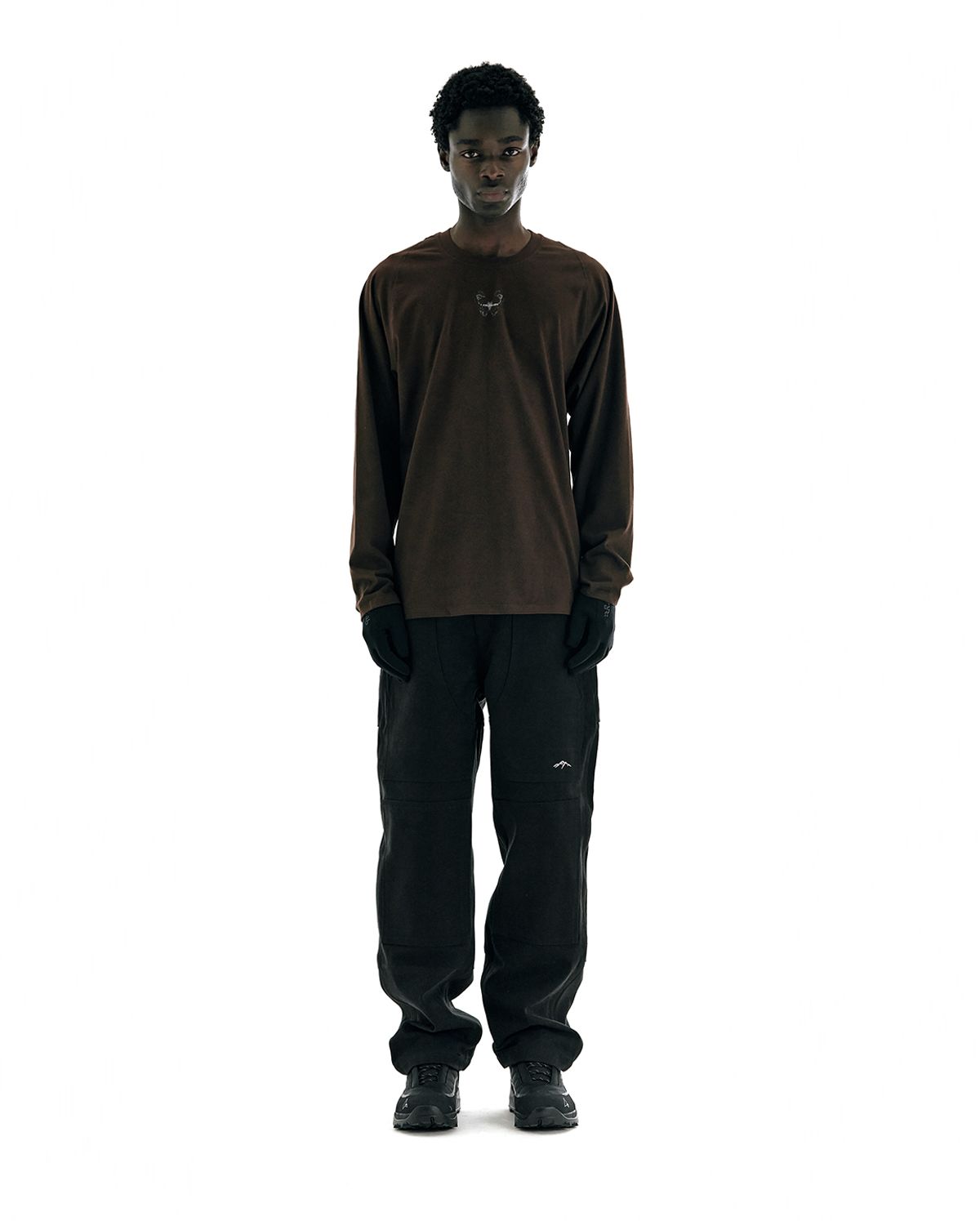 콜드웜(COLDWARM) Canvas Double Knee Pants (Black)