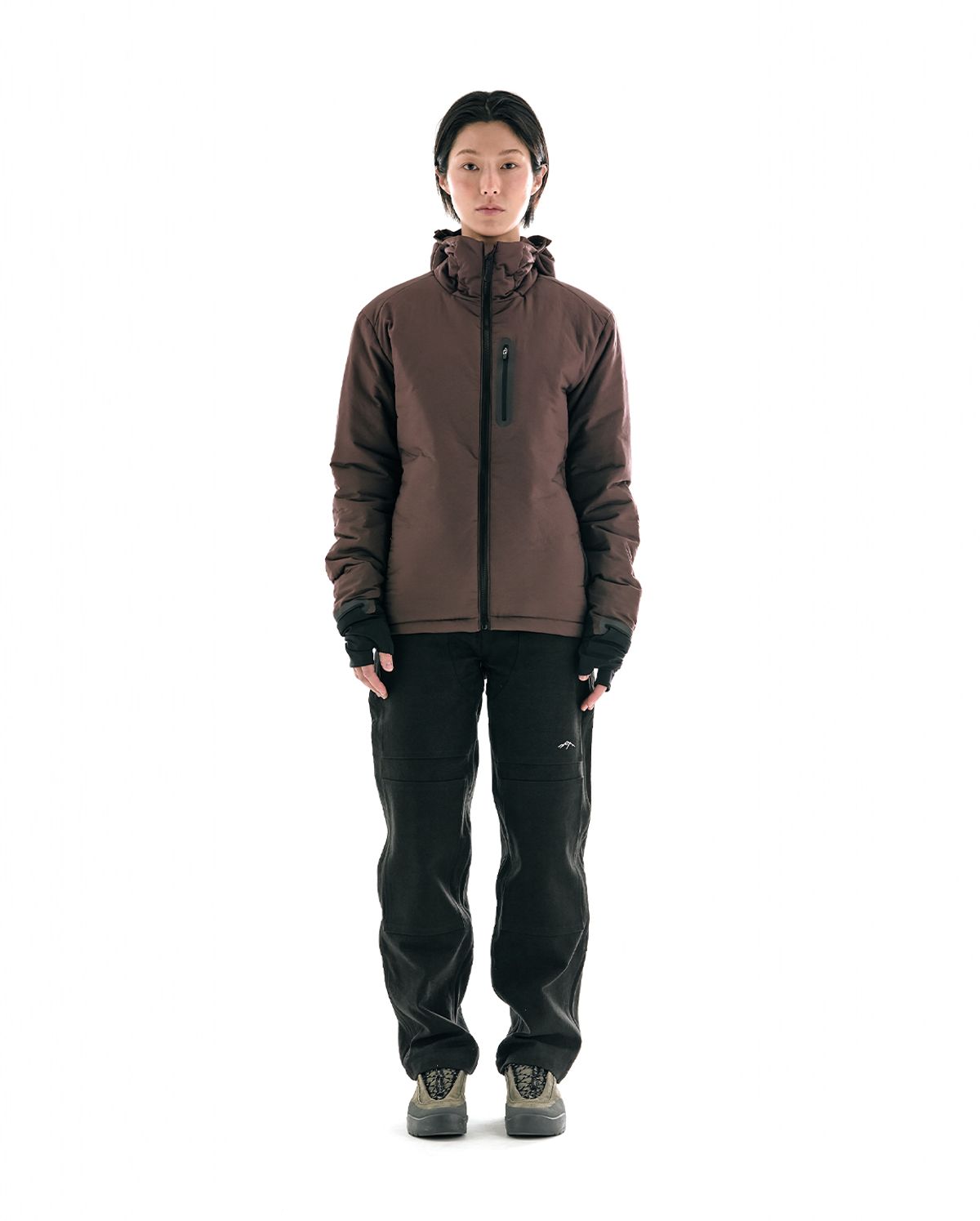 콜드웜(COLDWARM) Canvas Double Knee Pants (Black) -Women-