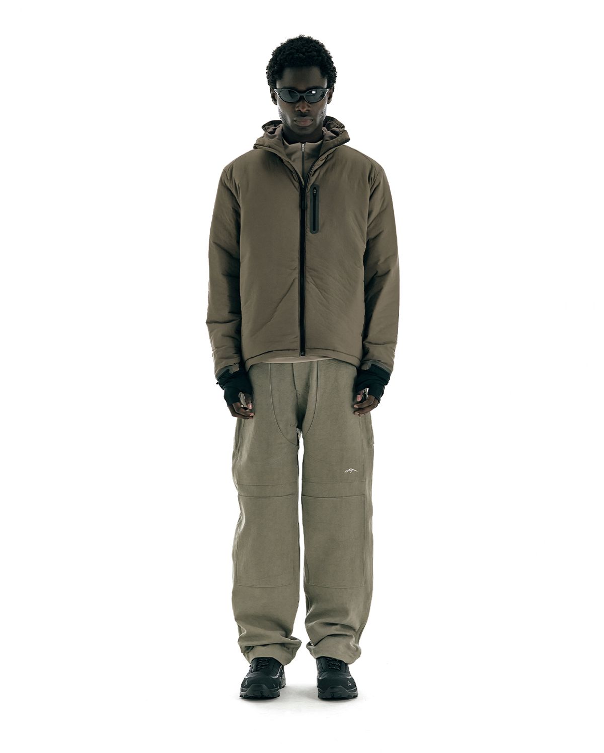 콜드웜(COLDWARM) Canvas Double Knee Pants (Faded Khaki)