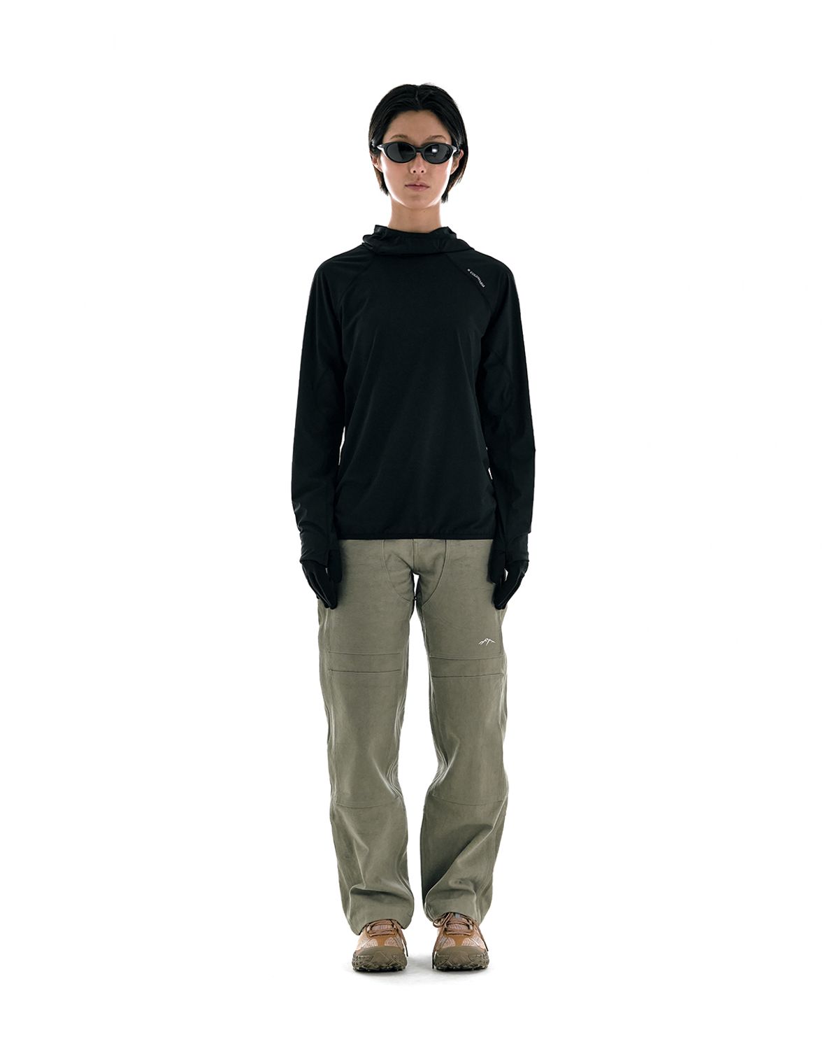 콜드웜(COLDWARM) Canvas Double Knee Pants (Faded Khaki) -Women-