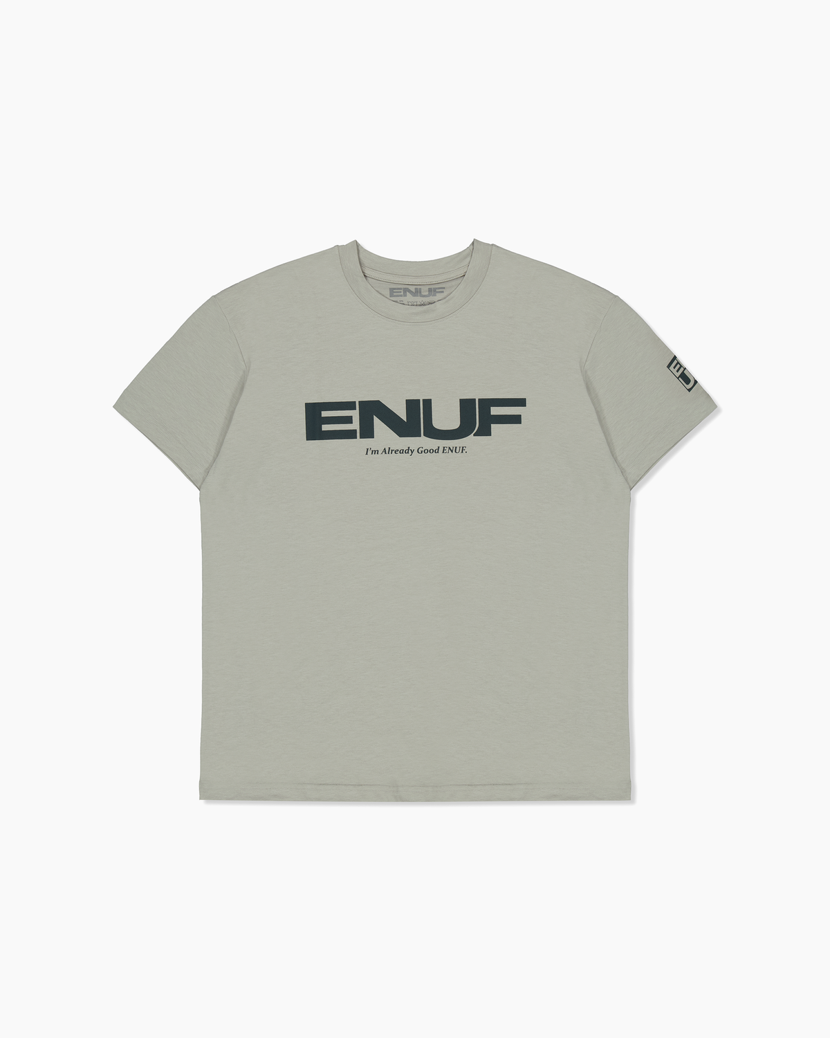 이너프(ENUF) ENUF 그레이그린 티셔츠