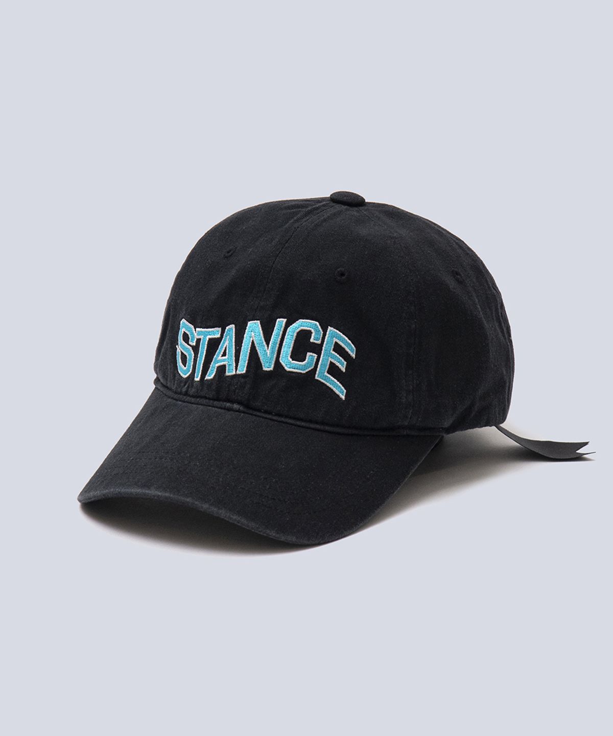 스텐스 서울(STANCE SEOUL) WAVE STANCE WASHED CAP (BLACK)
