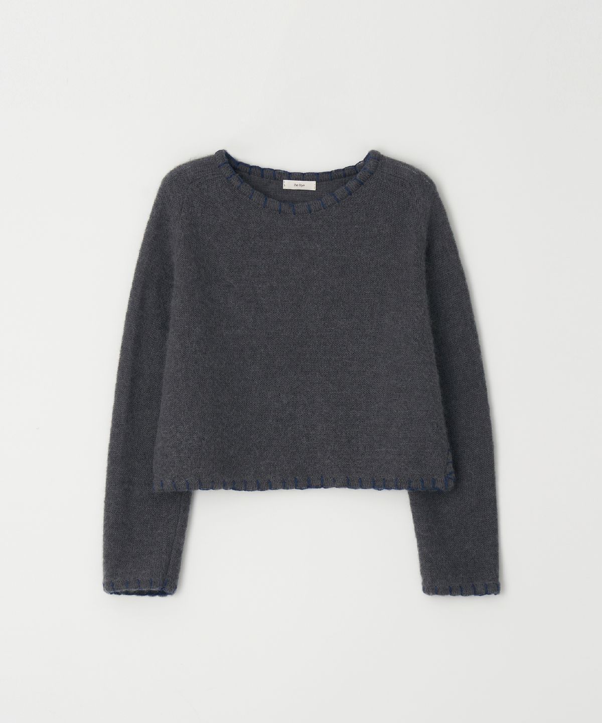 더라이(THERYE) Mohair Stitch Knit(Charcoal)