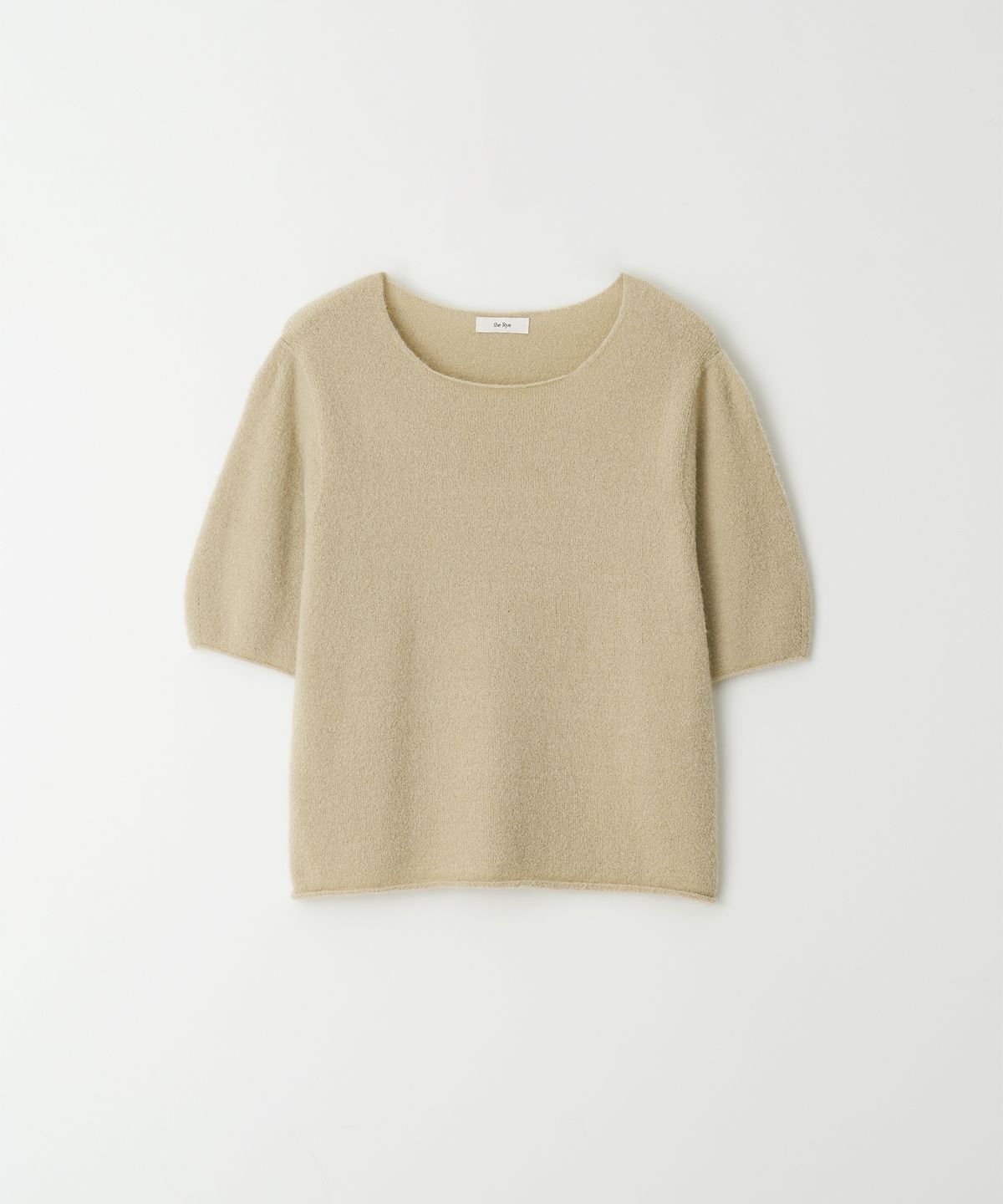 더라이(THERYE) Puff Half Sleeve Knit(Yellow)