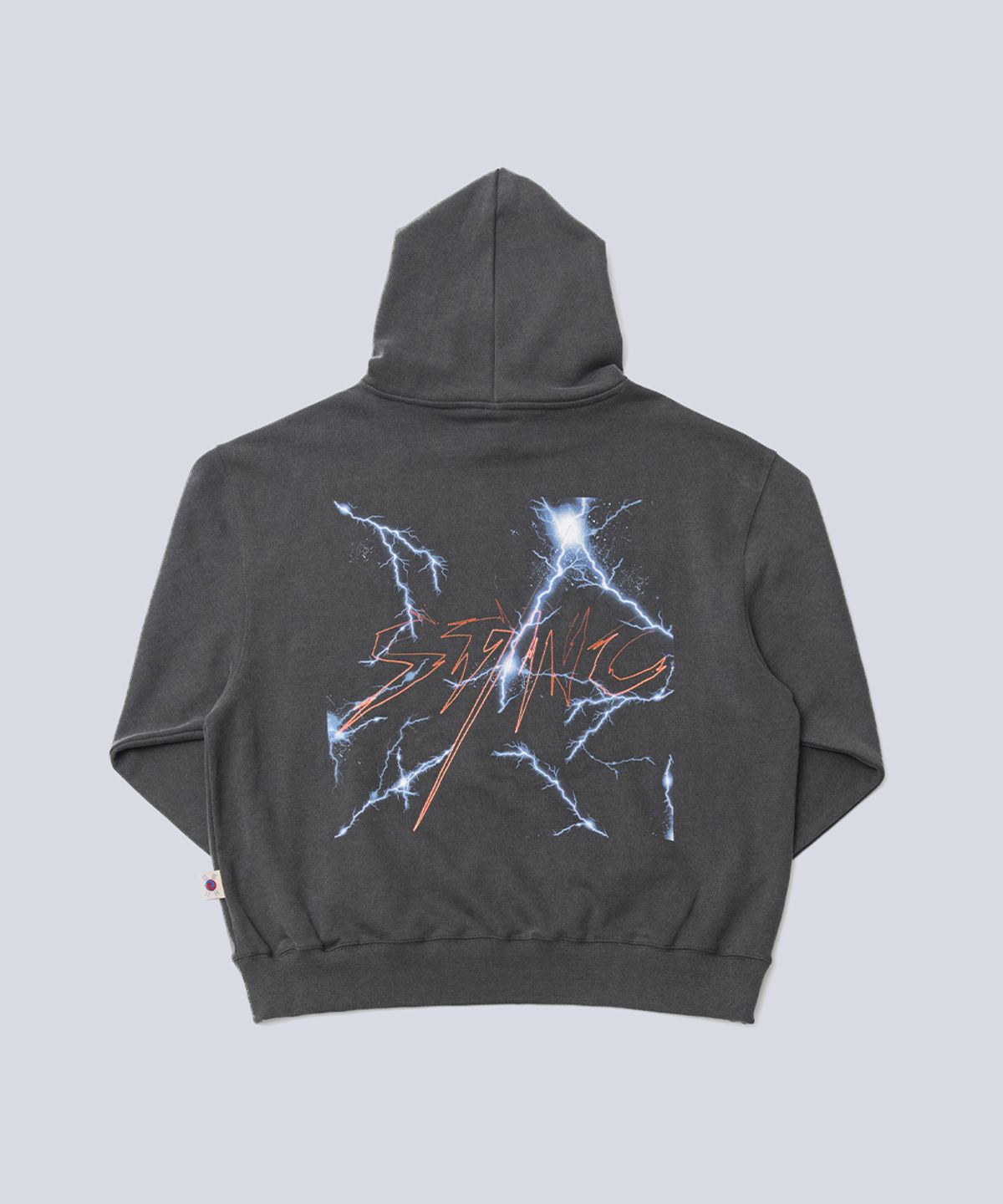 스텐스 서울(STANCE SEOUL) STNC LIGHTNING LIGHT HOODIE (CHARCOAL)