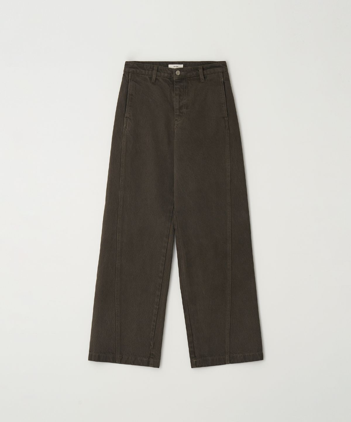 더라이(THERYE) Wide Dyeing Pants(Khaki)