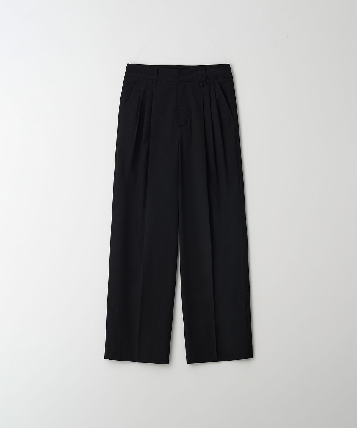 더라이(THERYE) Wool Pintuck Pants(Black)