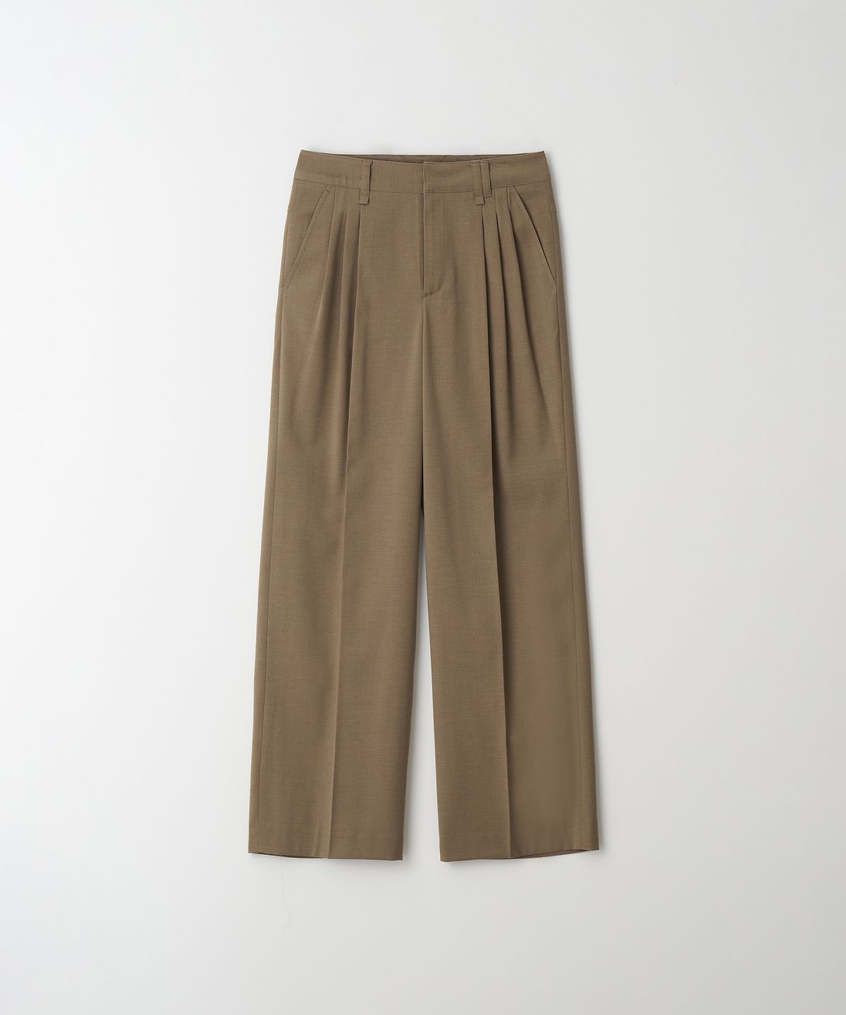 더라이(THERYE) Wool Pintuck Pants(Beige)