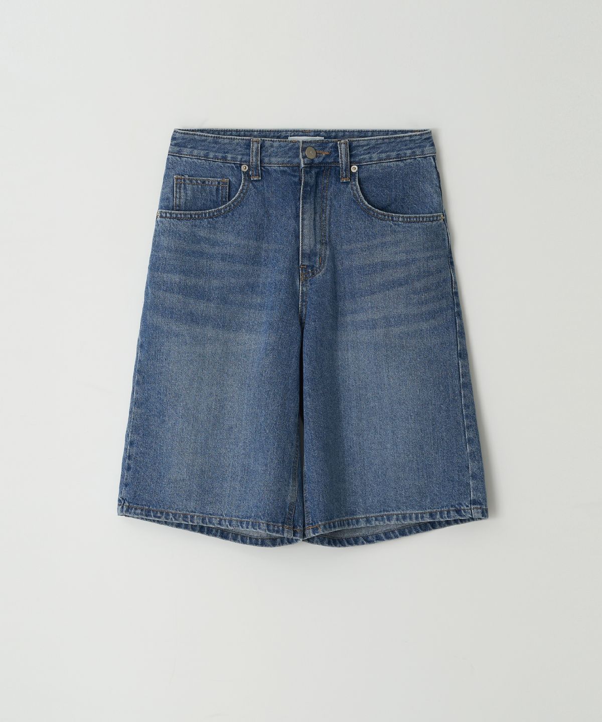 더라이(THERYE) Wide Bermuda Denim