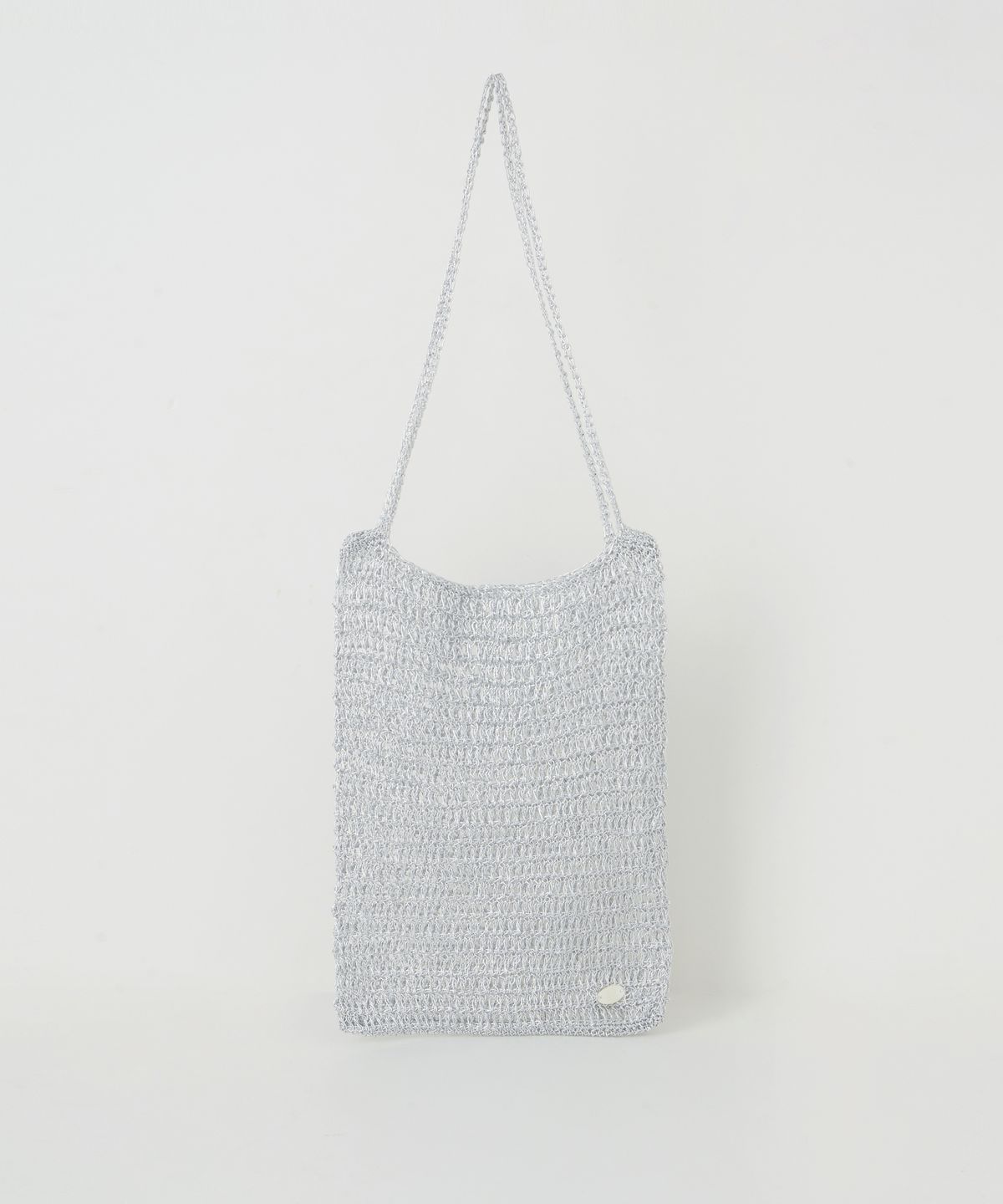 더라이(THERYE) Hand knitted bag(Silver)