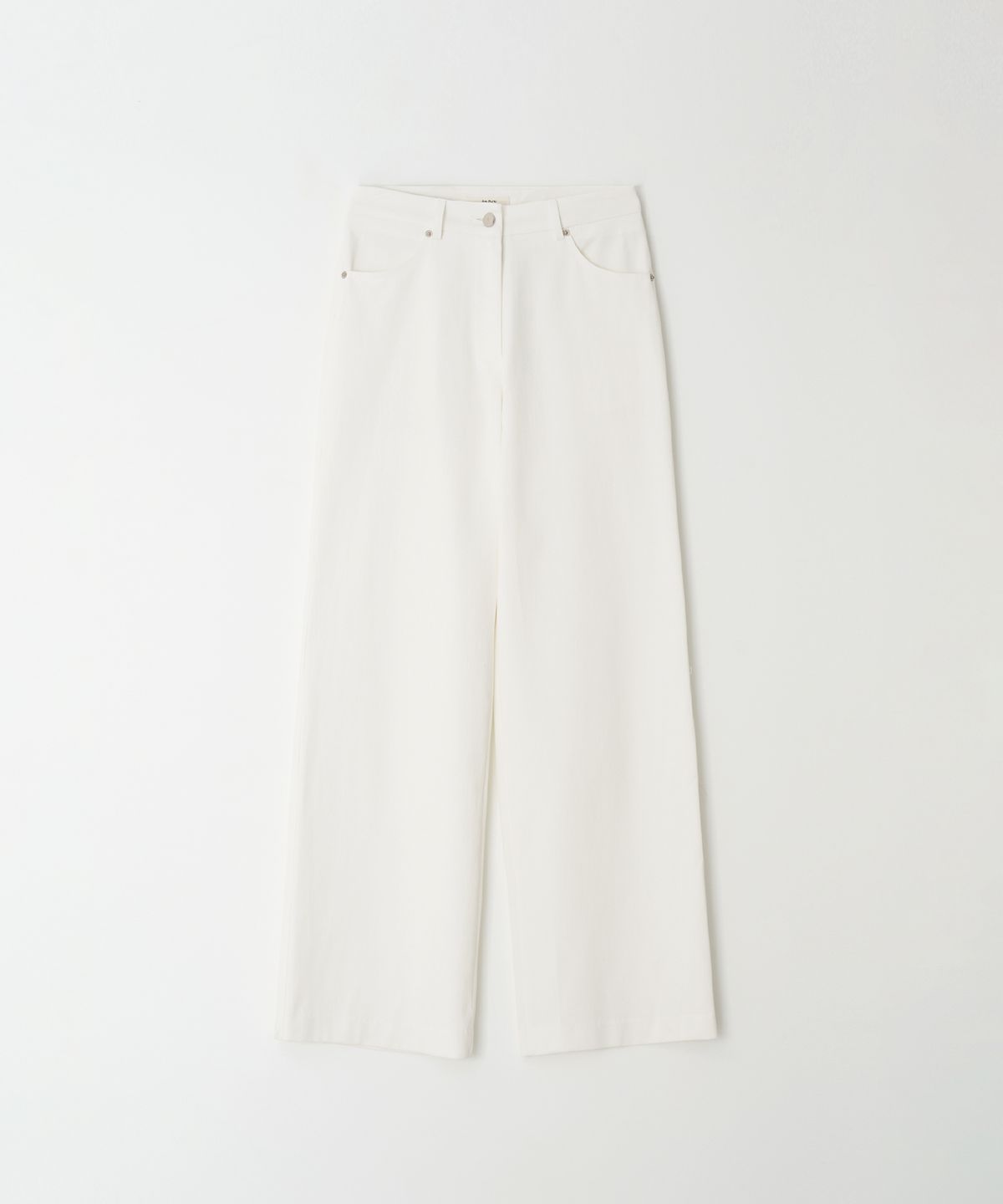 더라이(THERYE) Cotton Straight Pants(White)