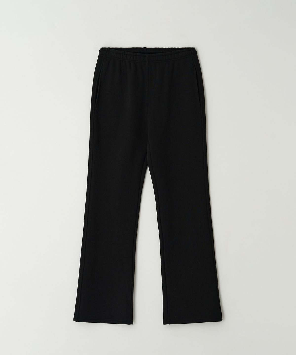 더라이(THERYE) Semi Flared Sweat pants(Black)