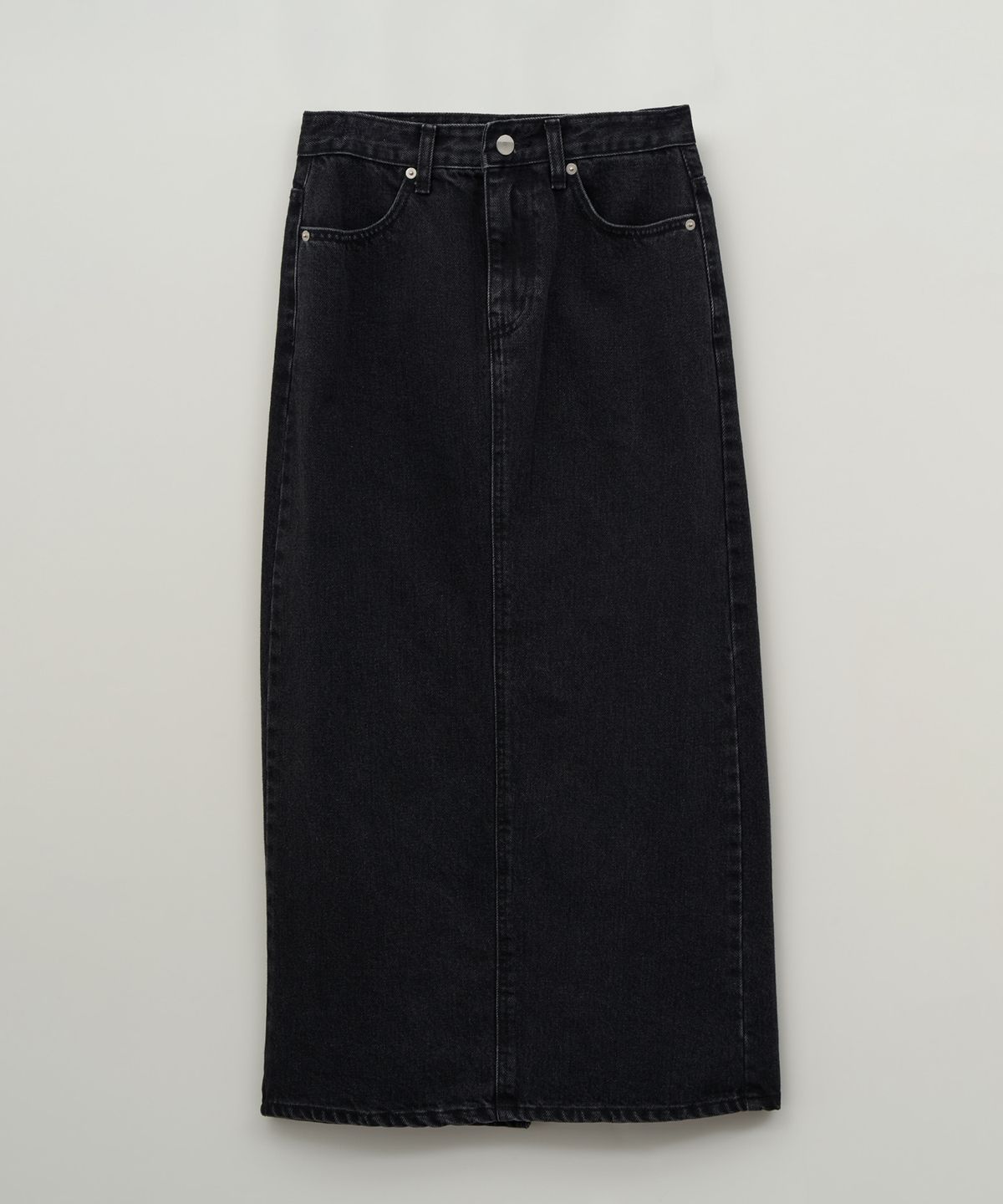 더라이(THERYE) Slit Denim Skirt