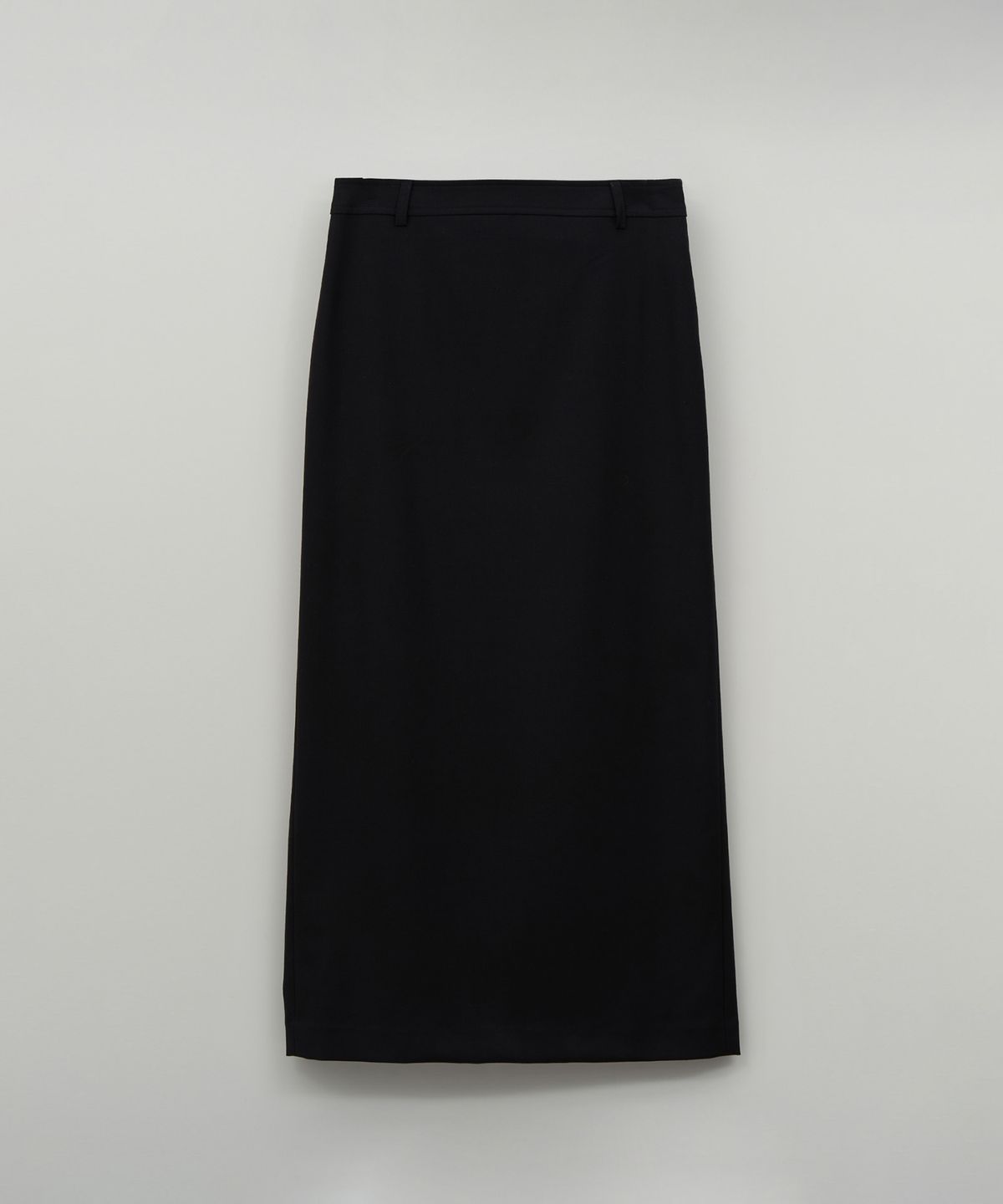 더라이(THERYE) Wool Long Slit Skirt(Black)