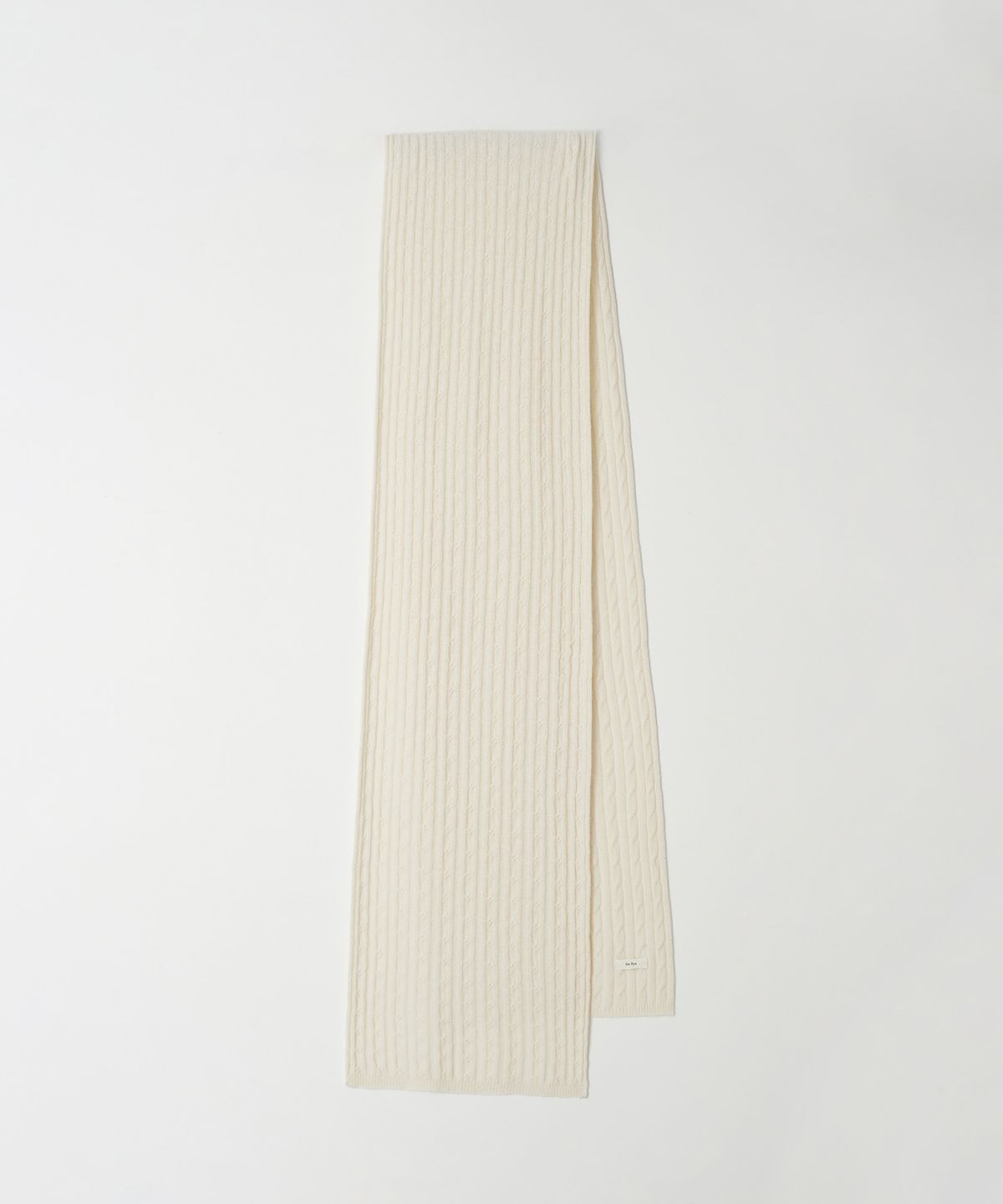 더라이(THERYE) Cable Wool Muffler(Ivory)
