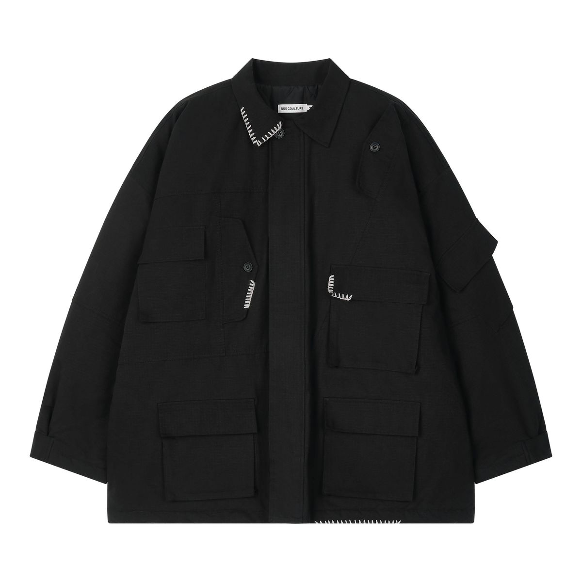 노쿨러스(NOSCOULEURS) UL COTTON JACKET 03 BLACK