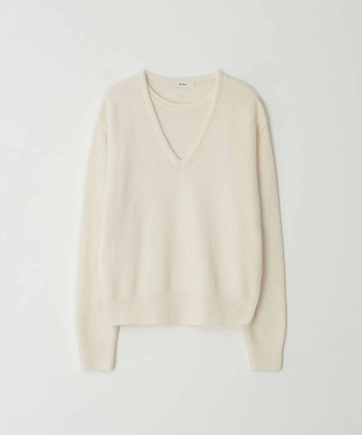 더라이(THERYE) Layered Knit(Ivory)