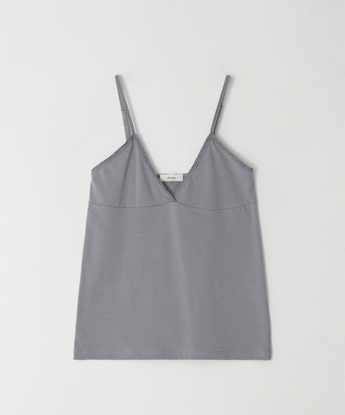 더라이(THERYE) Lace Sleeveless Top(Grey)