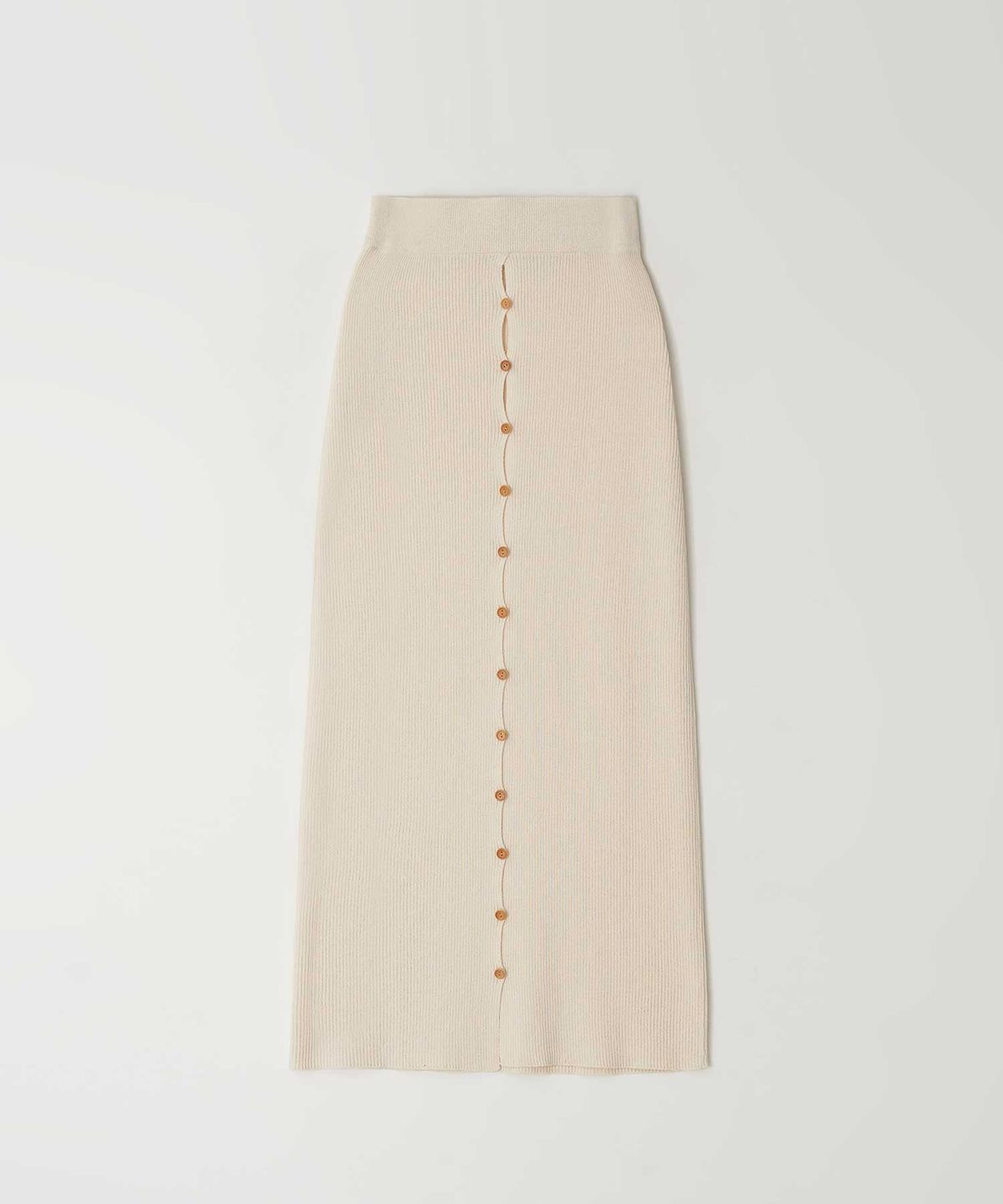 더라이(THERYE) Button Knit Skirt(Cream)